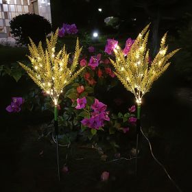 Outdoor Courtyard Decoration LED Light Simulation Garden (Option: Yellow Lavender-One Piece)